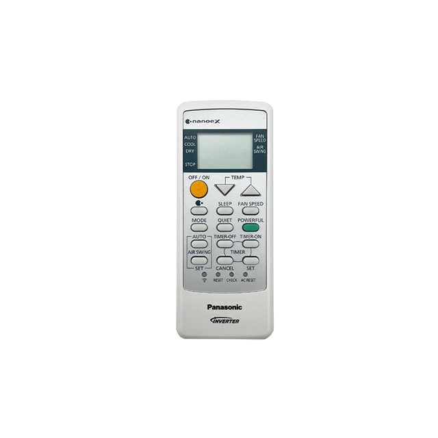 PANASONIC AIR-CONDITIONER REMOTE CONTROL COMPLETE (CW-HU70AA, CW-HU90AA,  CW-HU120AA, CW-HU180AA, CW-HU240AA)